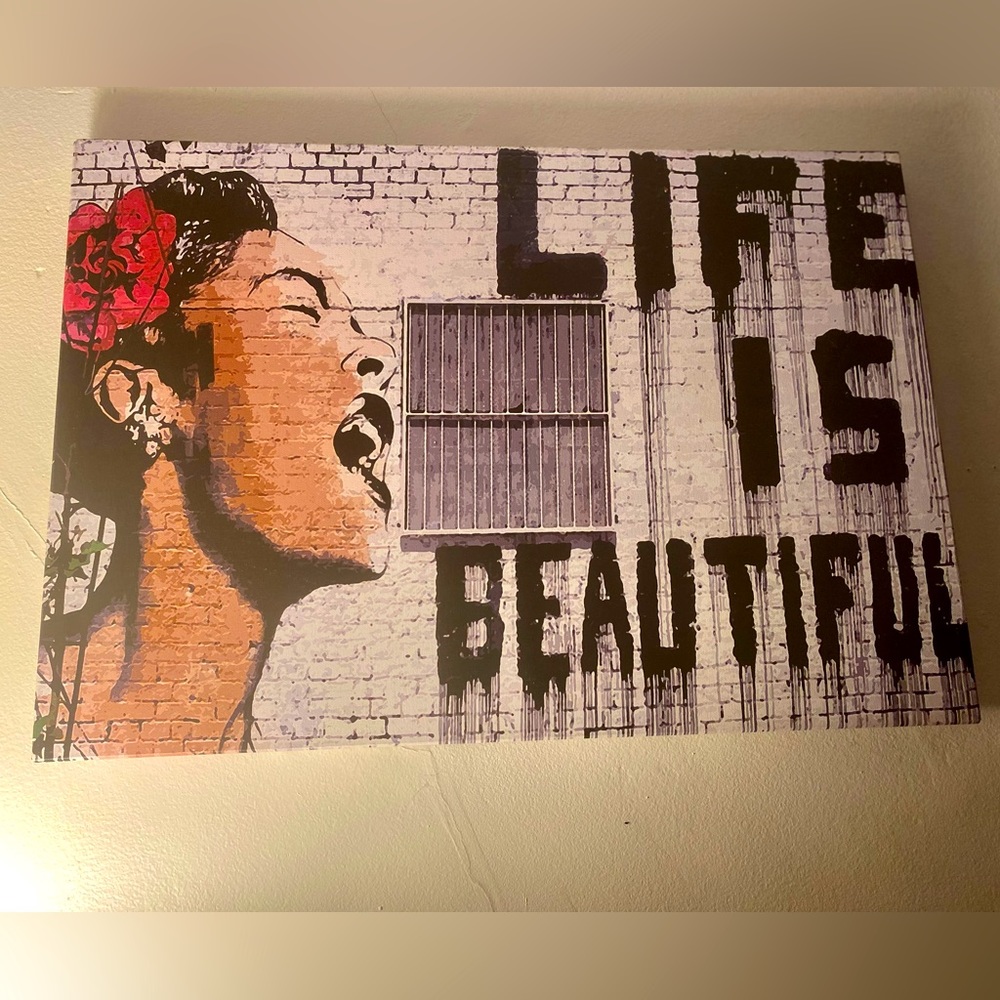 LIFE IS BEAUTIFUL WALL ART
